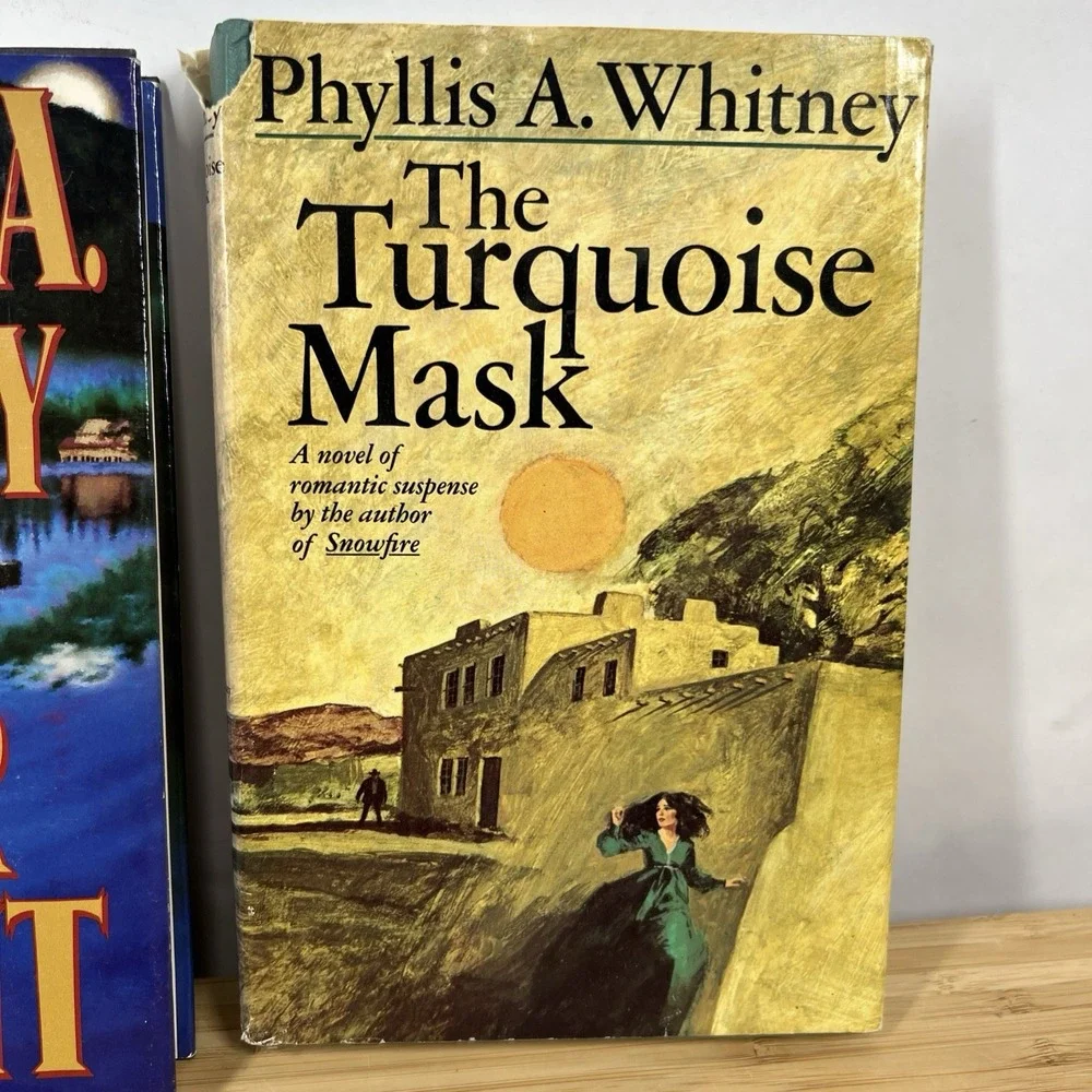 Phyllis A Whitney Lot 2 Hardcover Star Flight Turquoise Mask Romantic Suspense